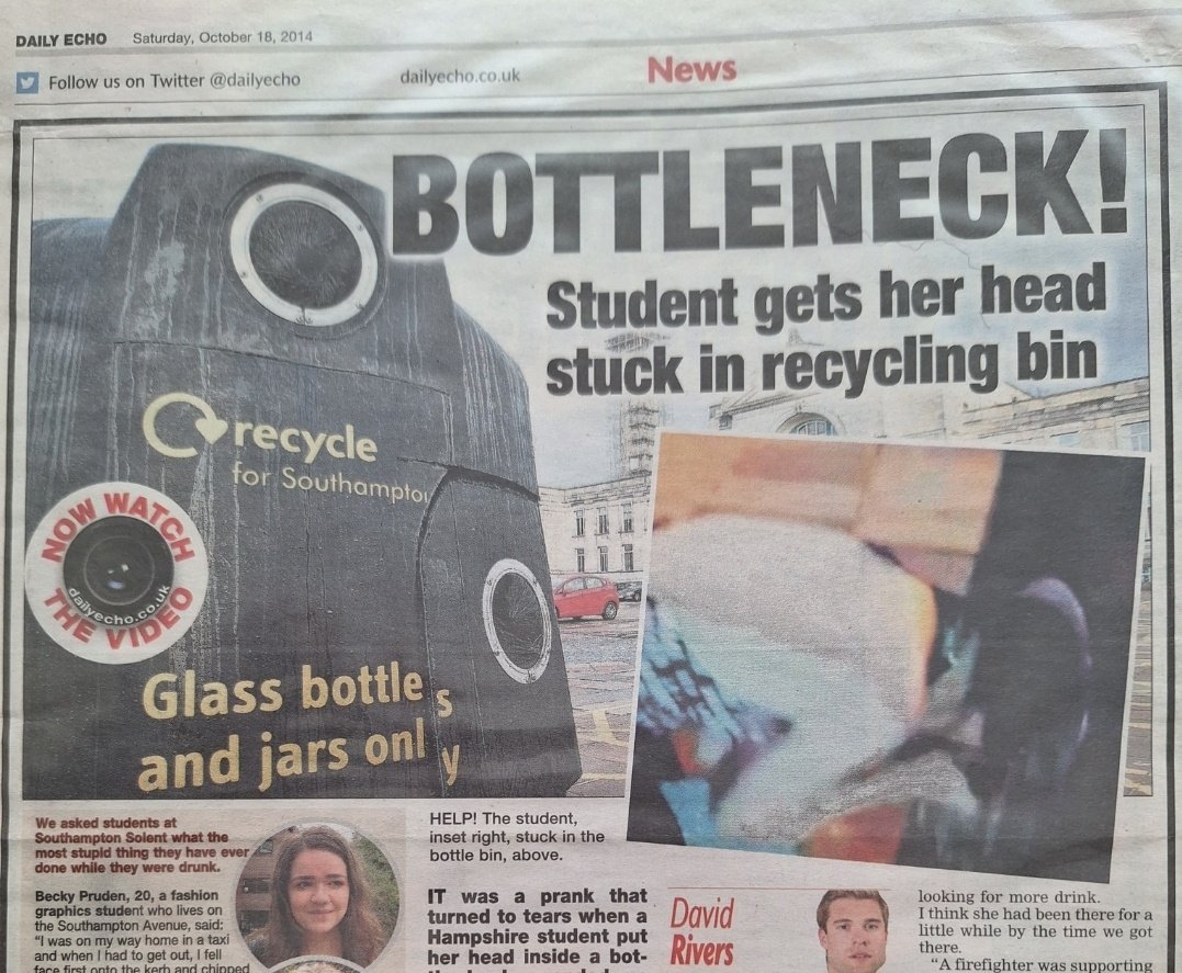 My first story in journalism 10 years ago today. It set a tone...