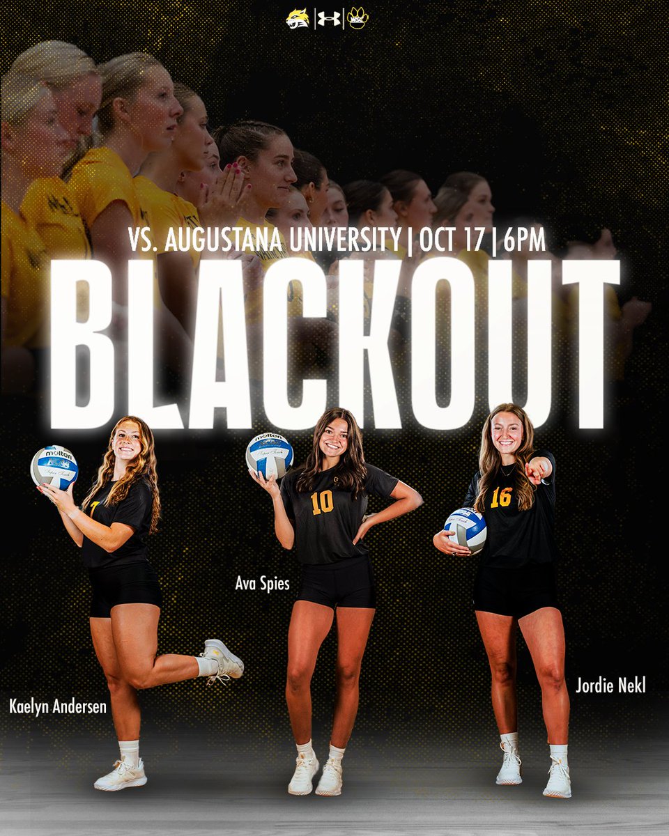 Calling all you RICE ROWDIES! Let's paint it black tonight!💥⚫

🆚 Augustana University 
⏰ 6pm
📊 wscwildcats.com/sidearmstats/w…
📺 nsicnetwork.com/wscwildcats/

#YouBelong