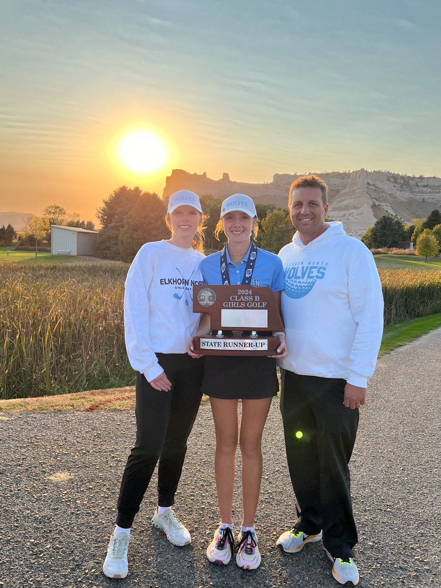 What a year <a href="/GloysteinReese/">Reese Gloystein</a> and <a href="/golf_wolves/">Wolves Golf</a> had! Class B State Runner-Ups! Reese placed 7th individually in her Sophomore Season! Thank you coaches <a href="/Megatron232323/">Calvin Thompson</a> and <a href="/MichelleSeger1/">Michelle Seger</a> We wouldn’t be where we are without her swing coach <a href="/teddigiacomo/">DiGiacomo Ted</a> , THANK YOU #GoWolves 🩵⛳️🩵