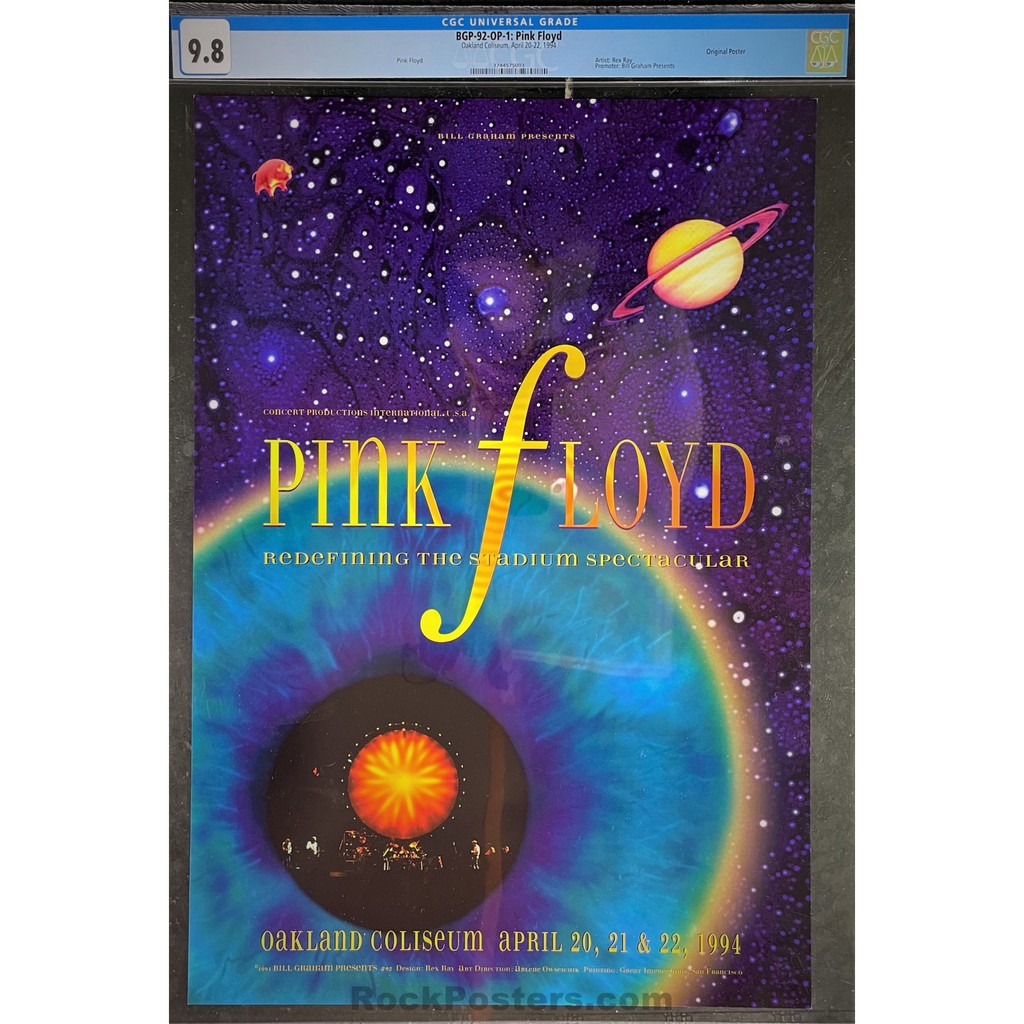 SFRockPosters's tweet photo. 🎸 New CGC Certified and Graded posters just arrived! 🎸

BGP-92 - Pink Floyd - Rex Ray - 1994 Poster - Oakland Coliseum - CGC Graded 9.8

https://t.co/v6UUItXyxr

#sfrockposters #rockposters #rexray #pinkfloydpe #_pinkfloyd_ #pink_floyd_official #pinkfloydbt #pinkfloyd https://t.co/y9s7S5Oz2q