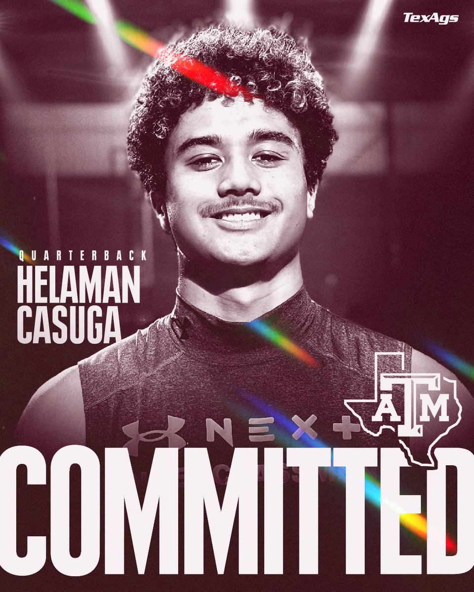 TA_Recruiting's tweet photo. Helaman, he’s the man 😎

Welcome to Aggieland, @HelamanCasuga 👍 https://t.co/fNCstZiyEB
