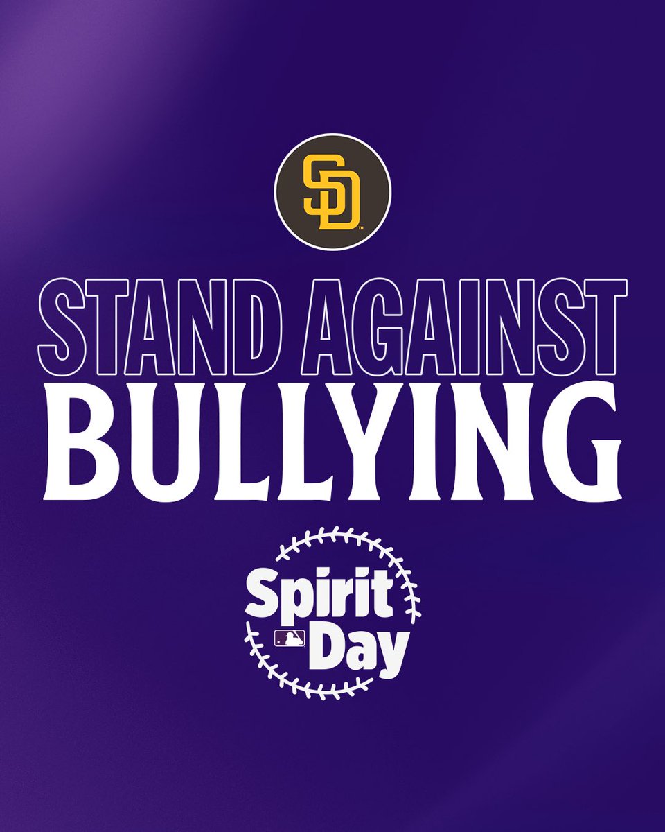 Today and every day, we’re proud to join <a href="/MLB/">MLB</a> in taking a stand against bullying and support LGBTQ youth 💜

#SpiritDay