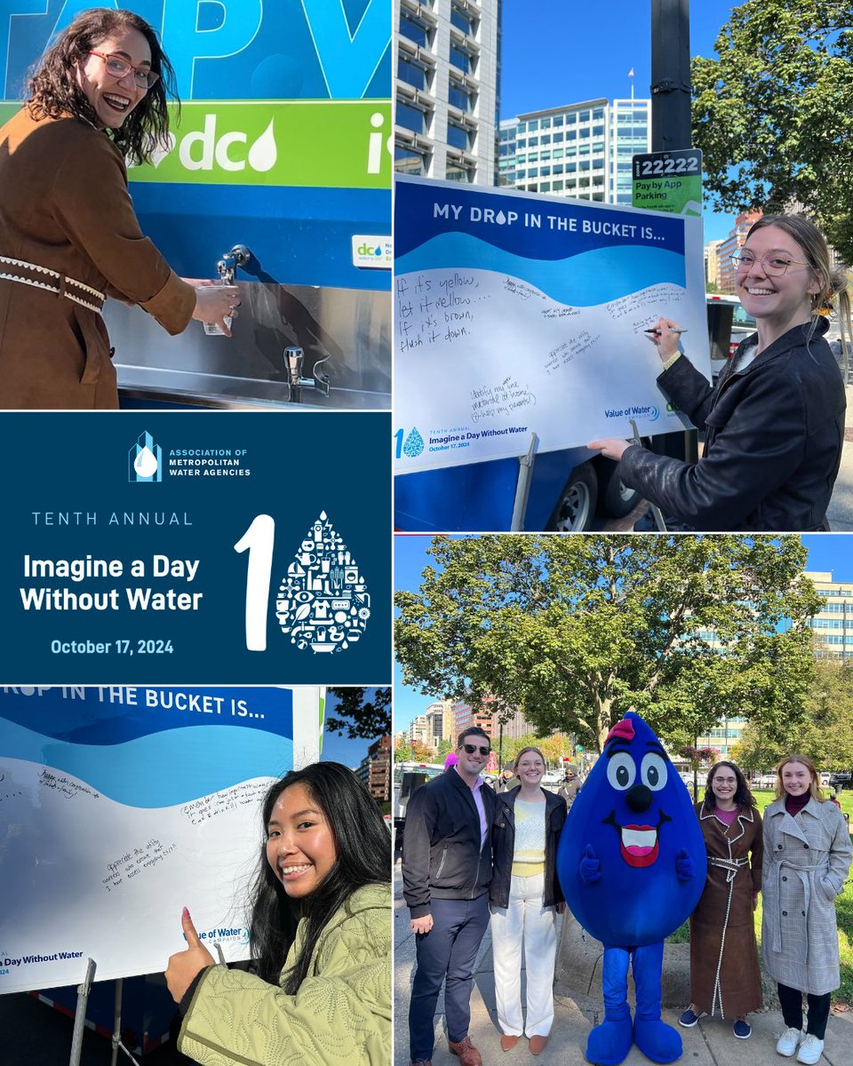 AMWA_water's tweet image. Today marks the 10th anniversary of IADWW, and @AMWA_water is proud to celebrate the work of our members like @dcwater.

As a proud partner of @TheValueofWater, AMWA is pleased to share our #DropintheBucket.

Check out AMWA's 2024 Mid-Year Advocacy Review: bit.ly/3Ns1xgz