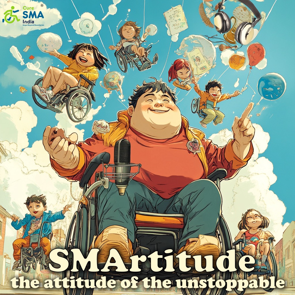 As we celebrate the 10th  anniversary of the CureSMA Foundation of India, we are proud to announce the launch of our new podcast,  “SMArtitude”—the unstoppable attitude.
podcasters.spotify.com/pod/show/cure-…
