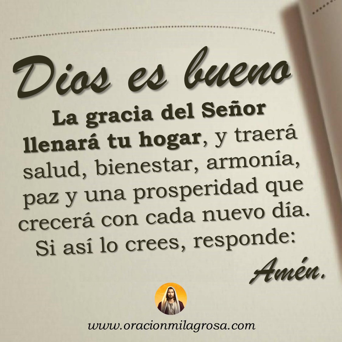 oracion_milagro's tweet image. La gracia del Señor se manifestará en tu vida, en la vida de tu familia y tu hogar se llenará de salud, felicidad, prosperidad y grandes milagros ✨

Si así lo crees, responde: ¡AMÉN! 🙏