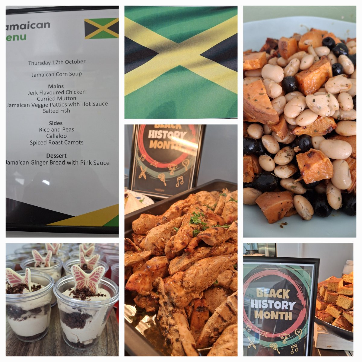 Celebrating Black History Month with a Jamaican themed lunch,  enjoyed by all <a href="/newlandhouse/">Newland House School</a> <a href="/melrahaman/">Melissa Rahaman</a> <a href="/MaryMar89923871/">Mary Martin</a> <a href="/CharlieW0109/">Charlie Warren</a> <a href="/HolroydHowe/">Holroyd Howe</a>