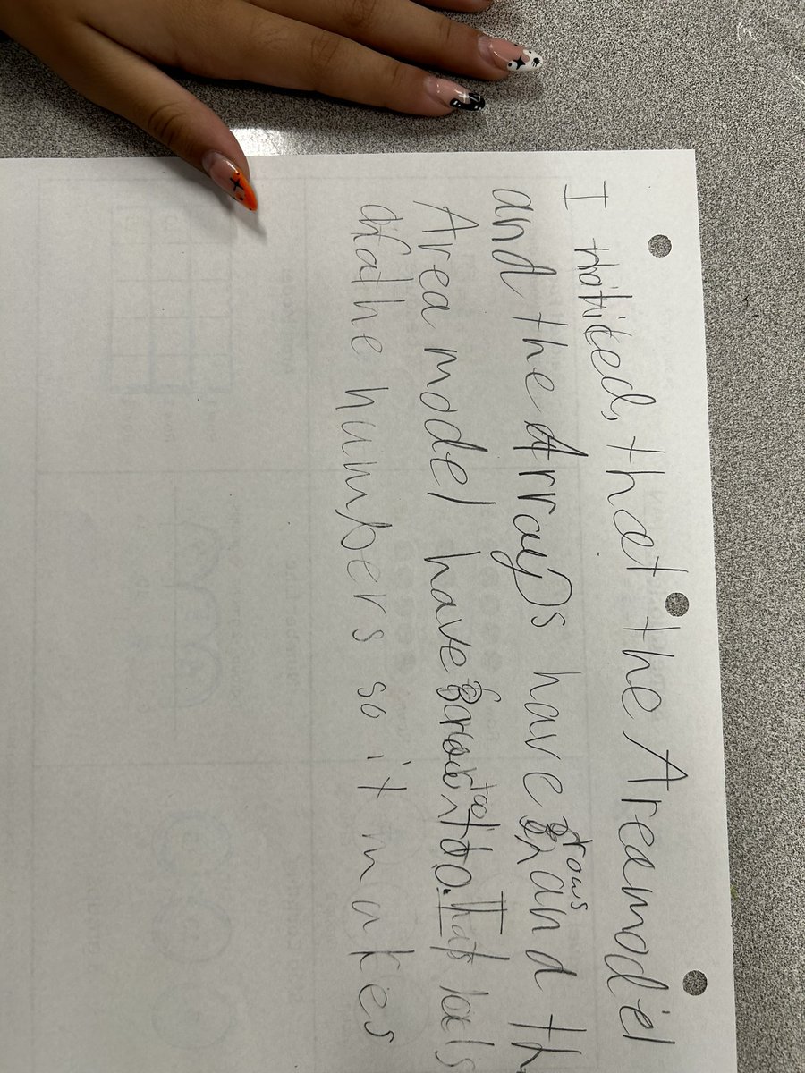 Kristi_Hill_1's tweet image. Writing in math! Making connections and solidifying learning. Sentence stems and frames help ALL students jump into the learning! They were so excited to write MATH with Ms Edris  @BaneElementary #CFISDmath @laurabethadams @Ms_Reinhardt