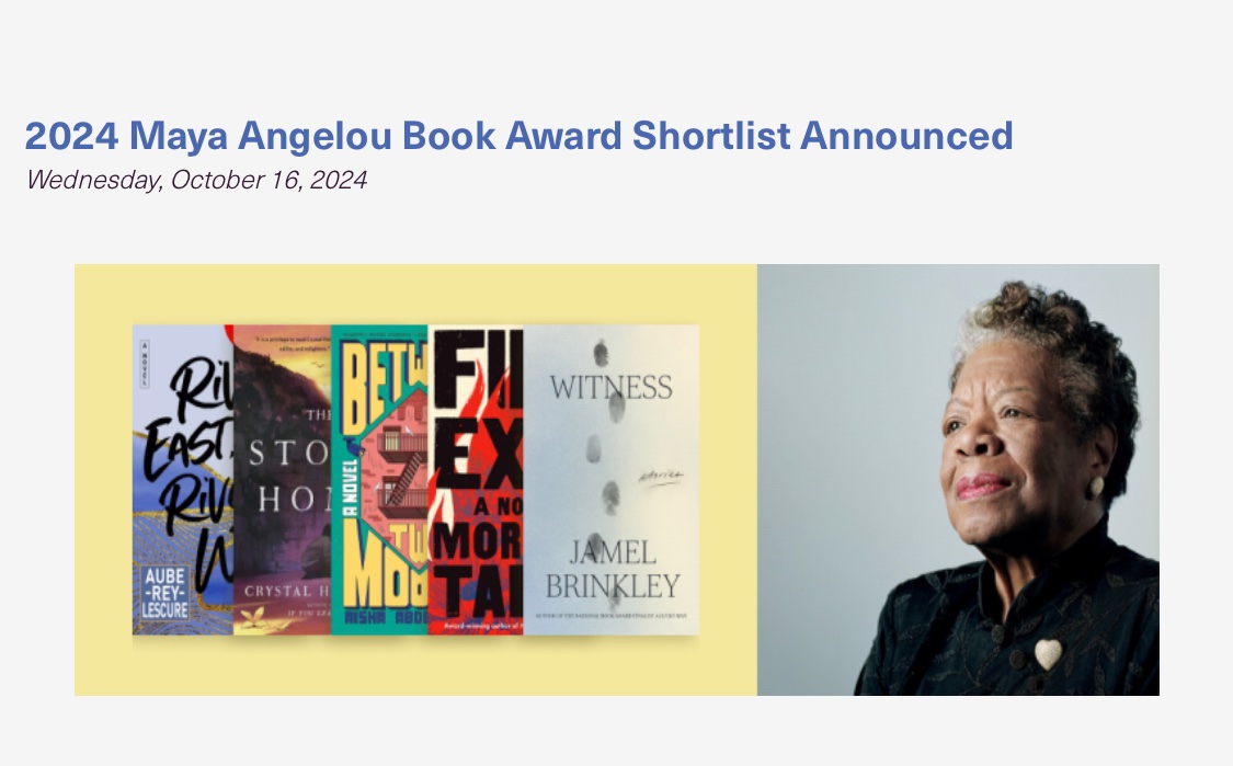Aube Rey Lescure (@aubereylescure) on Twitter photo River East, River West is a finalist for the Maya Angelou Book Award— so grateful for this honor, and to be in the company of writers I deeply respect. Congratulations all!!!
<a href="/Morgan_J_Talty/">Morgan Talty</a>
<a href="/crystalhanak/">Crystal Hana Kim | 김하나</a> @jamelbrinkley &Aisha Abdel Gawad
kclibrary.org/news/2024-10/2… River East, River West is a finalist for the Maya Angelou Book Award— so grateful for this honor, and to be in the company of writers I deeply respect. Congratulations all!!!
<a href="/Morgan_J_Talty/">Morgan Talty</a>
<a href="/crystalhanak/">Crystal Hana Kim | 김하나</a> @jamelbrinkley &Aisha Abdel Gawad
kclibrary.org/news/2024-10/2…