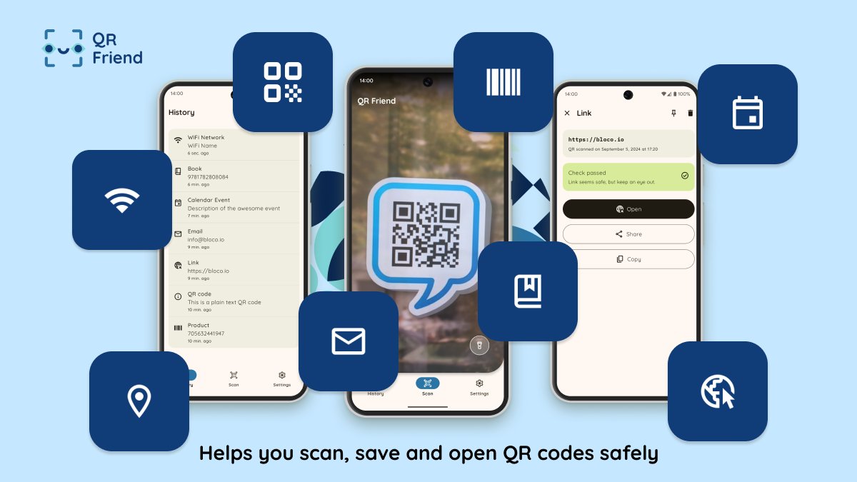 Here's a blog post explaining more about our new app: QR Friend 📸
bloco.io/blog/introduci…

And if you haven't tried QR Friend yet, get it on Google Play 👉 play.google.com/store/apps/det…