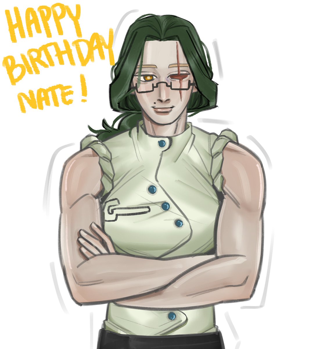 Happy bday to the silliest human being 🥳<a href="/LamieBoo/">Lamie Art 🦾🐕</a> 💛🤓
I can't wait to celebrate it a thousand times more in the future 🌹✨️