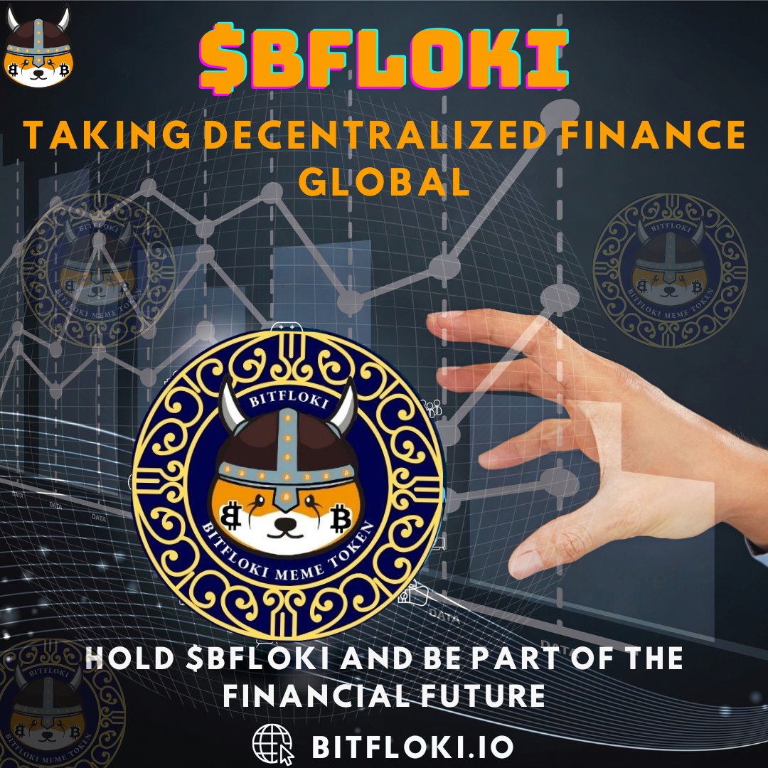 BitFloki_io's tweet photo. 🌍 BitFloki – Taking Decentralized Finance Global! 🚀
🌟 Join the global movement with $BFLOKI, empowering decentralized finance .
🔒 Safe and secure transactions on the blockchain.
🚀 Hold $BFLOKI and be part of the financial future!
#BitFloki #DeFiRevolution #CryptoGlobal https://t.co/1FaIjupn1z