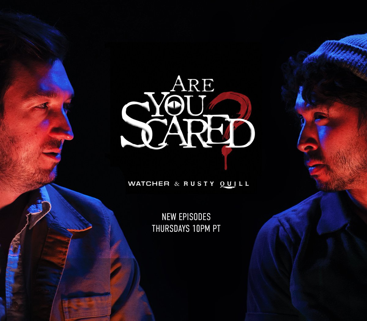 First episode of the new Are You Scared? special with <a href="/TheRustyQuill/">Rusty Quill</a> is up on watchertv.com! 

The season premieres Nov 13th on our YouTube channel.