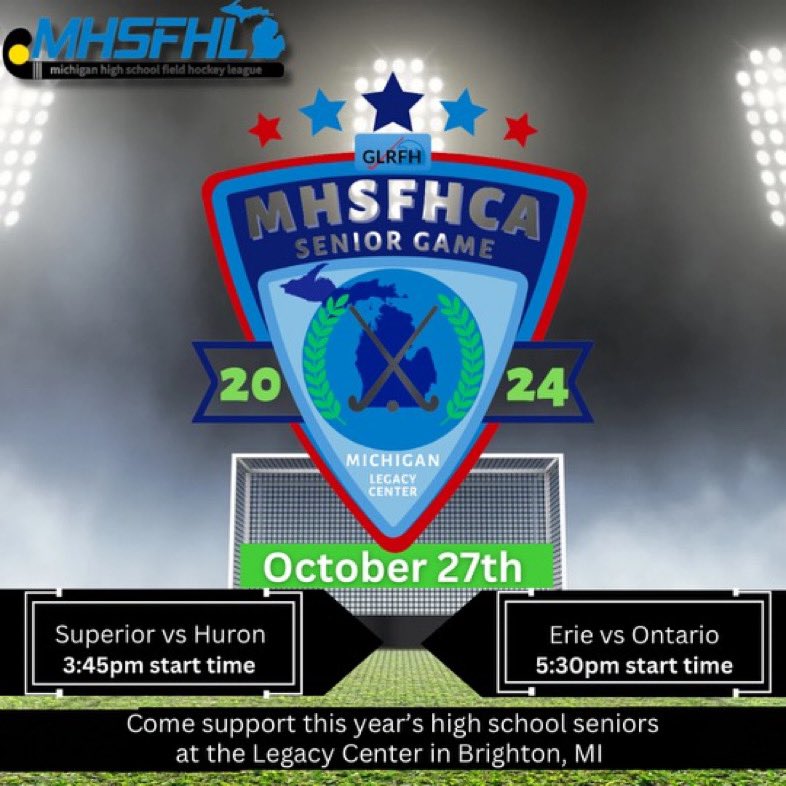 MFHCA_'s tweet photo. Mark your calendars! This year’s senior games will take place on October 27th!

@GreatLakesRFH @LegacyMI_FH #highschoolfieldhockey #seniors https://t.co/KMjmdB5aNG