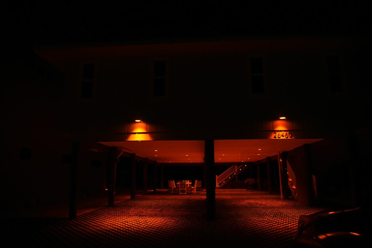 What does wildlife friendly lighting look like? Check out this beachfront home that STC retrofitted in SW Florida! Since 2010, we have retrofitted the lights on 300+ coastal properties in FL using shielded fixtures, long wavelength lamps &amp; and lowered mounting heights.