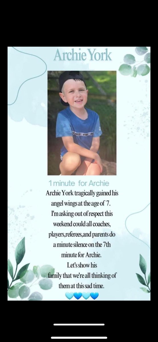 #NUFC please come together and show your support for Archie York my nephew! A life taken too soon. I love you always my little blue eyed boy❤️💙