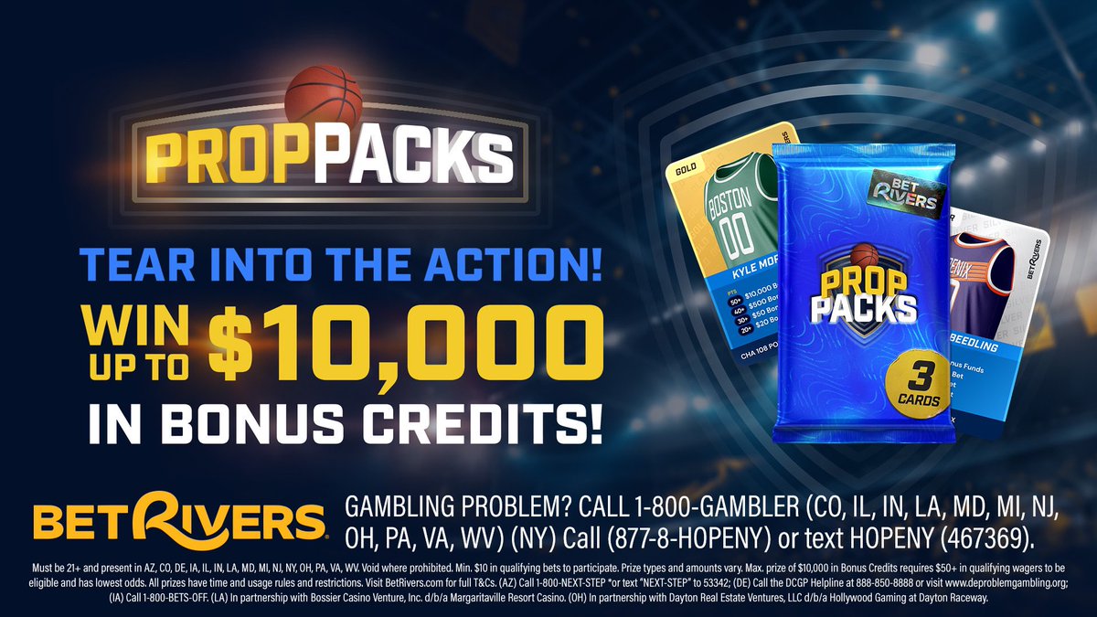PropPacks are here!

Big wins are in the cards this season when you place qualifying NBA SGP wagers 💰

Play our new game now at BetRivers.com