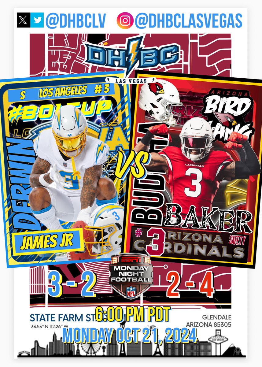 Due to a lot of our members going to Arizona &amp; it being a MNF game, <a href="/DHBCLV/">DHBC Las Vegas</a> will NOT be having a watch party this week. Let’s get that W in AZ! See you all next week. <a href="/diehardboltclub/">#DHBC</a> 
#BoltUp #DieHardBoltClub🩵