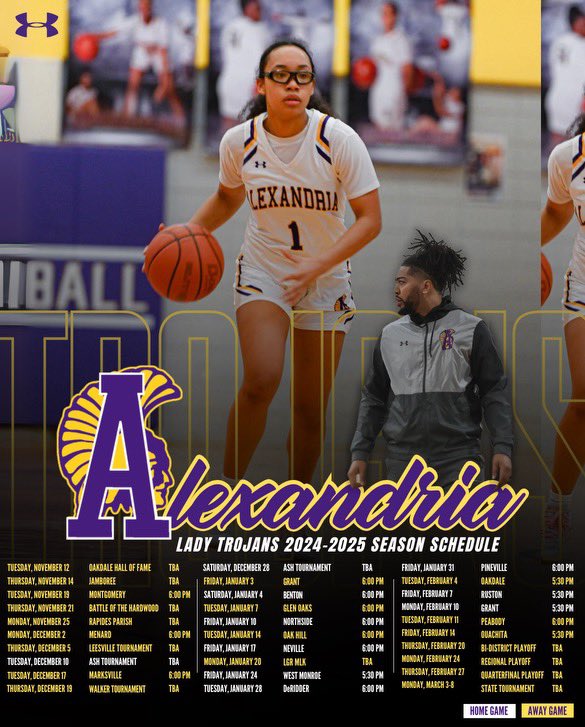 ASH_gbb's tweet image. RELEASE!! Here it is our 2024-2025 schedule!! Come out and support the Lady Trojans!! #WOM #EST