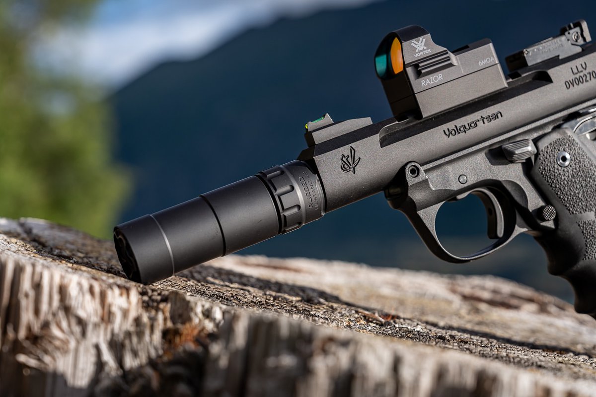 VolquartsenGuns's tweet image. @ruggedsuppressors mounted up their Mustang22 on a Mini to keep things reliable &amp;amp; lightweight and also quiet! #Volquartsen #guns #suppressor