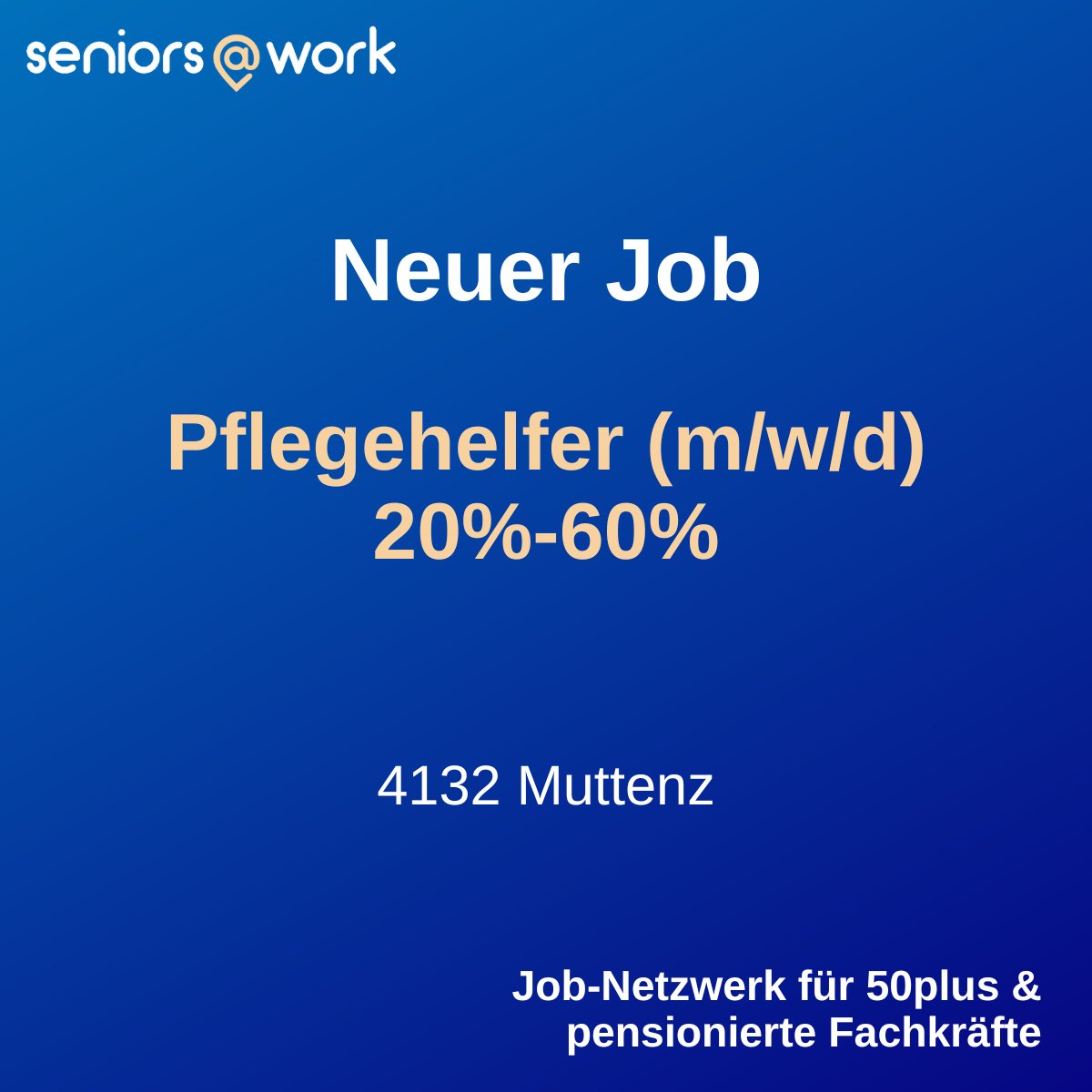 SeniorsAtWorkCH's tweet photo. Neuer Job für 50+ und pensionierte Fachkräfte❗ 

Jetzt bewerben: https://t.co/xwt5M1CKyc 

#seniorsatwork #50plus
#pensionierteFachkräfte https://t.co/WmCumtj85Q