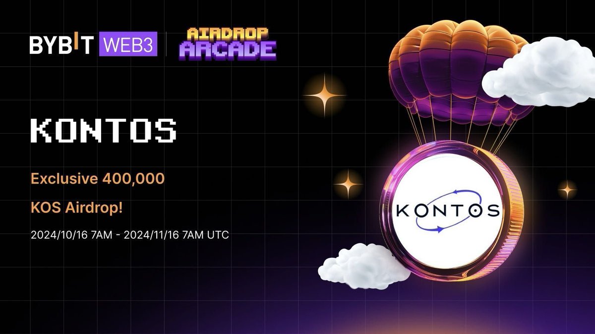 Bybit Web3 (@bybit_web3) on Twitter photo 🪂 <a href="/Kontosio/">Kontos Protocol</a> has landed on #AirdropArcade! Complete tasks to win a share of 400,000 $KOS.
Kontos is a zk-powered omnichain abstraction layer that allows users to interact with any blockchain without worrying about gas fees.
Claim your airdrop ➡️ i.bybit.com/15dvOabA 🪂 <a href="/Kontosio/">Kontos Protocol</a> has landed on #AirdropArcade! Complete tasks to win a share of 400,000 $KOS.
Kontos is a zk-powered omnichain abstraction layer that allows users to interact with any blockchain without worrying about gas fees.
Claim your airdrop ➡️ i.bybit.com/15dvOabA