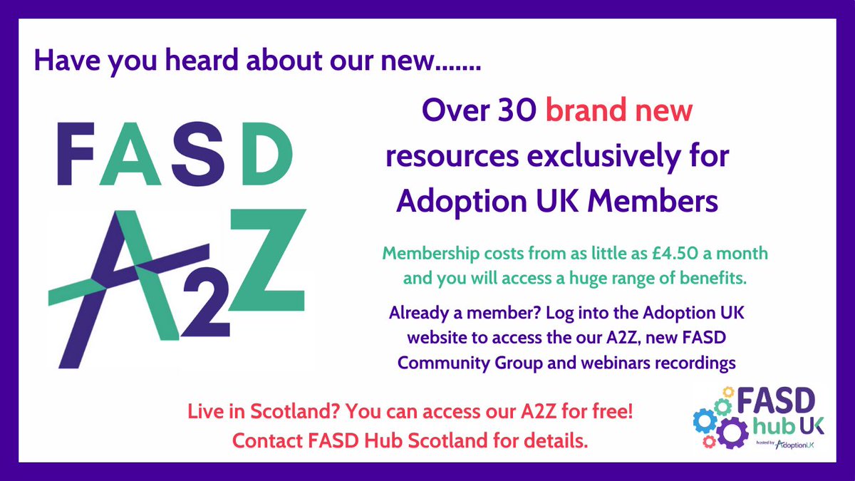To see our membership resources, log in to your AUK account, or visit our website for more details: ow.ly/y5ap50QqRYl #FASD #FASDHubUK