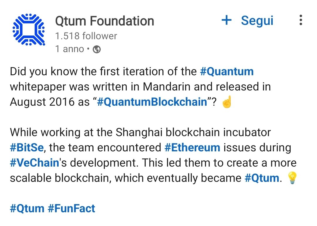 PazDePazzi's tweet photo. I am doing further research to shed light on the connections between @sunshinelu24; @JacksonSaifu #CreaMethod #NEO #Plair etc.
But first I include a post launched by the @qtum project and some roadmap images confirming the creation of #VeChain and #Qtum under the wing of #BitSE. https://t.co/ciVvbDbyk1