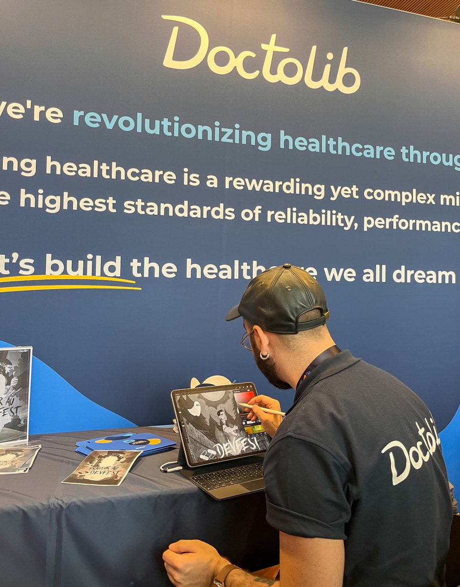 DoctoTechLife's tweet image. Retrouvez l’équipe de #Doctolib au stand G4 sur le #devfestnantes  (GDG NANTES) ! 

✨ Echangez avec nos équipes Nantaises passionnées 
👻 Repartez avec un dessin personnalisé en quelques minutes avec Silver 
🍿 Dégustez nos pop-corns sucrés
⌚️ Participez à notre jeu concours