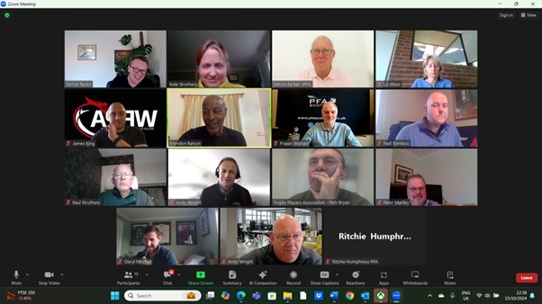 Another interesting Board meeting this week, thank you for all the member updates with some useful cross sport discussions on a range of topics including anti doping, mental health provision, player workload, engagement with <a href="/DCMS/">Department for Culture, Media and Sport</a> &amp; reporting social media abuse. #collaboration