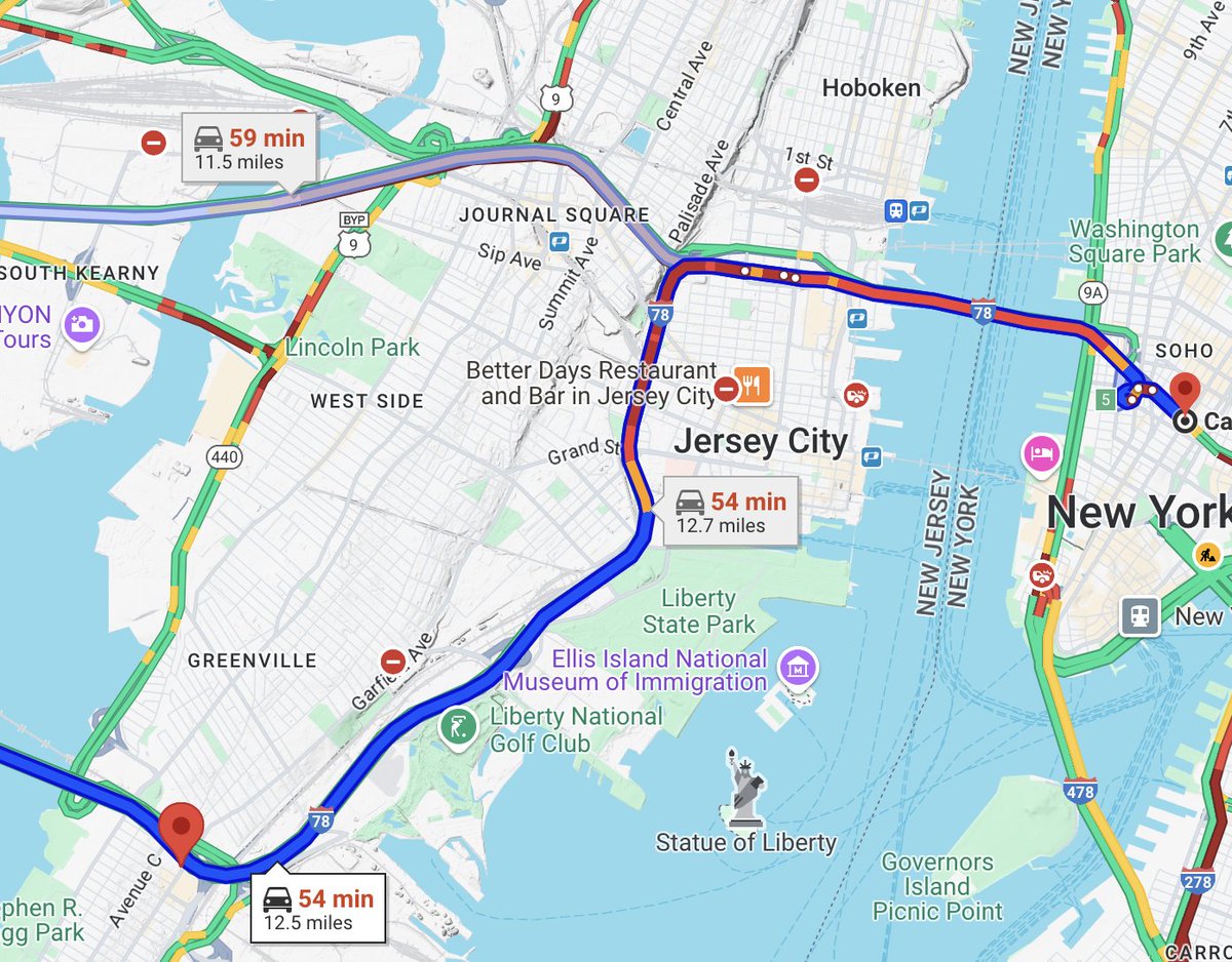 SafeStreetsJC (@safestreetsjc) on Twitter photo Jersey City has started an incredible experiment to deter Turnpike traffic *and* make Columbus Dr safer for commuters & kids: No left-turns going north on Columbus between 6am-9am. It's finally *faster* to stay on the Turnpike vs cutting-through JC. Thank you Mayor <a href="/StevenFulop/">Steven Fulop</a> Jersey City has started an incredible experiment to deter Turnpike traffic *and* make Columbus Dr safer for commuters & kids: No left-turns going north on Columbus between 6am-9am. It's finally *faster* to stay on the Turnpike vs cutting-through JC. Thank you Mayor <a href="/StevenFulop/">Steven Fulop</a>