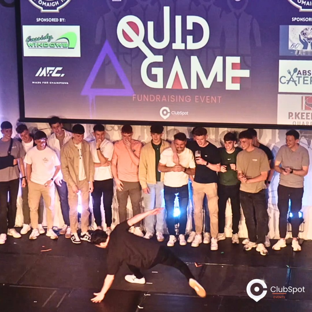 Clubspotevents's tweet image. An unforgettable evening at the @omaghstendas Quid Game Event β¨ π₯
Huge congrats to all participants and special shout out to our fantastic MCs who added so much energy and fun to the show!
Curious about the Quid Game Fundraiser? Reach out to us at +353 87 624 9398 π