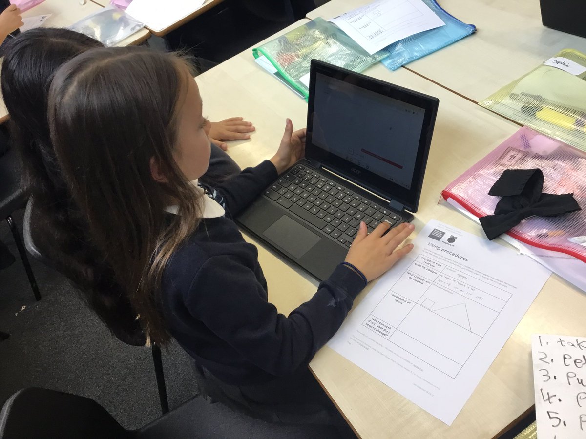 QRA_2027Y4's tweet photo. T4 computing repetition- year 4 set up procedures for a square and triangle in turtle academy debugging their code and evaluating their work #qracomputing #qradiscover https://t.co/Po290Mmr7l