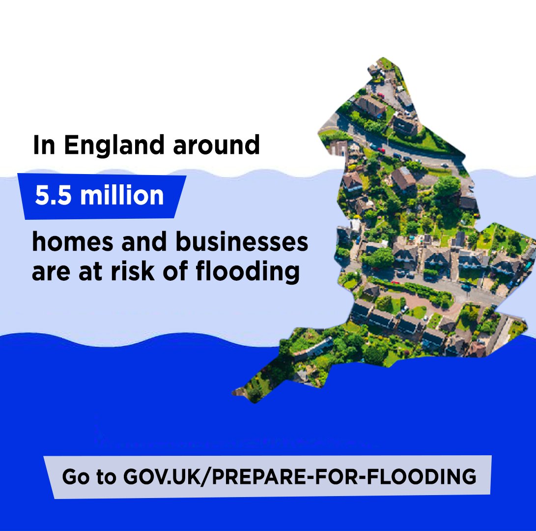 It's #FloodActionWeek! Around 5.5 million homes and businesses are at risk of flooding. Don't assume it won't happen to you. 
👉 Learn what to do in a flood: orlo.uk/VTVQR