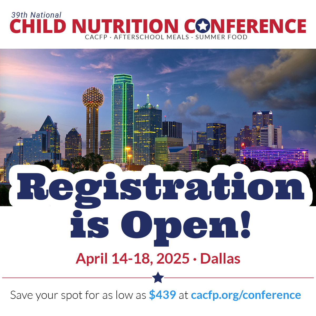 Have you heard?? Registration for #NCNC25 is now open! 

Save your spot: …sponsorsassociation.growthzoneapp.com/ap/Events/Regi…

Learn more: cacfp.org/conference

View the brochure: anyflip.com/mohs/ubln/