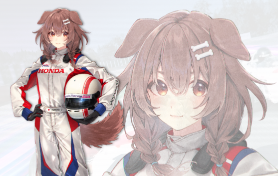 レーシングころねお披露目できたぁ🚗✨ ころね号の次の出番は、10/26