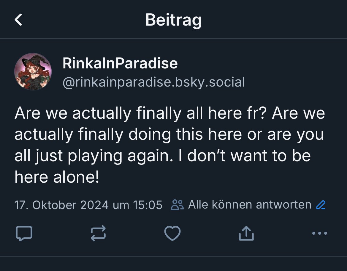 RinkaInParadise's tweet photo. Where are my mutuals? I leave this place behind no problem as long as I can see you on the other side! #bluesky https://t.co/WYRmjYfrKj