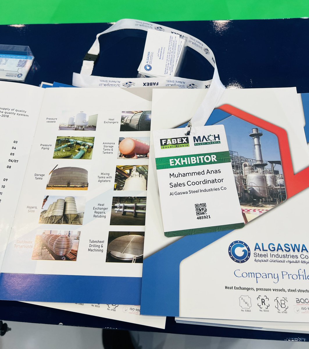 anastp143's tweet photo. I had the opportunity to represent @GaswaAl at the @Metal_Steel_KSA exhibition over the past 4 days. It was a productive event where I connected with potential customers and buyers, exploring exciting business opportunities for future collaborations. https://t.co/yVacoitrF3