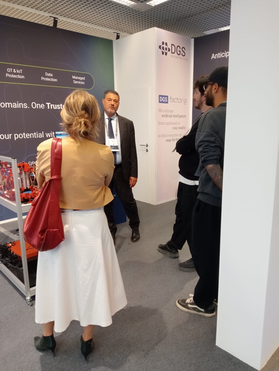dgs_group's tweet photo. #DGS è il partner di fiducia per affrontare le sfide della #DigitalTransformation! Scopri al #ComoLake2024 come possiamo supportarti con servizi all'avanguardia di #CyberSecurity, #DigitalSolutions e #Advisory.📍Padiglione Lario, settore B9.
#DGSEventi #factorIA #XSOC #CyLABs https://t.co/5Y4ctQgqHV