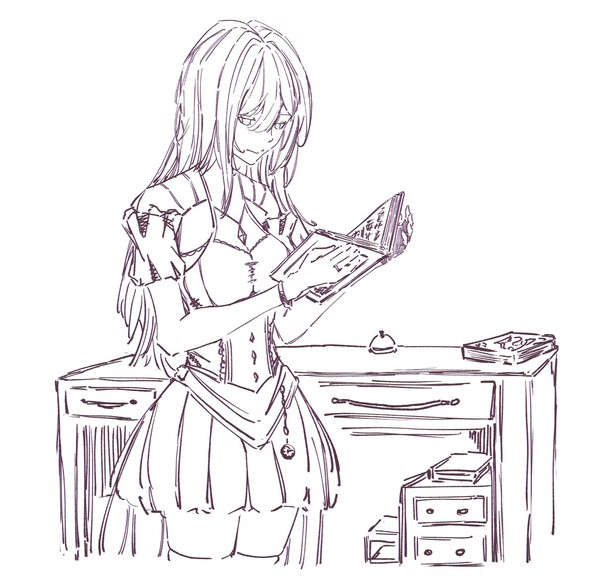 週四練功  - 公會接待員
感覺很有可能是推特的最後幾篇文