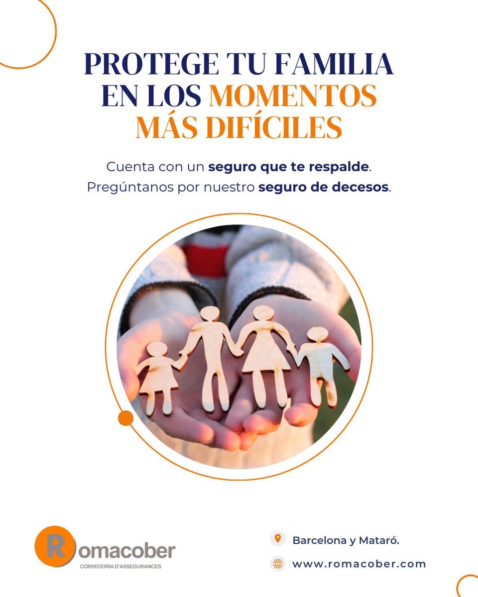 romacober's tweet photo. En los momentos más difíciles, es importante contar con un seguro que te respalde. Con nuestro seguro de decesos, aseguras a tus seres queridos un apoyo total en situaciones delicadas.

Calcula tu seguro 100% online y sin compromiso.
🔗 https://t.co/3v2fouXmFe 

#SegurodeDecesos https://t.co/yir44LkNWm