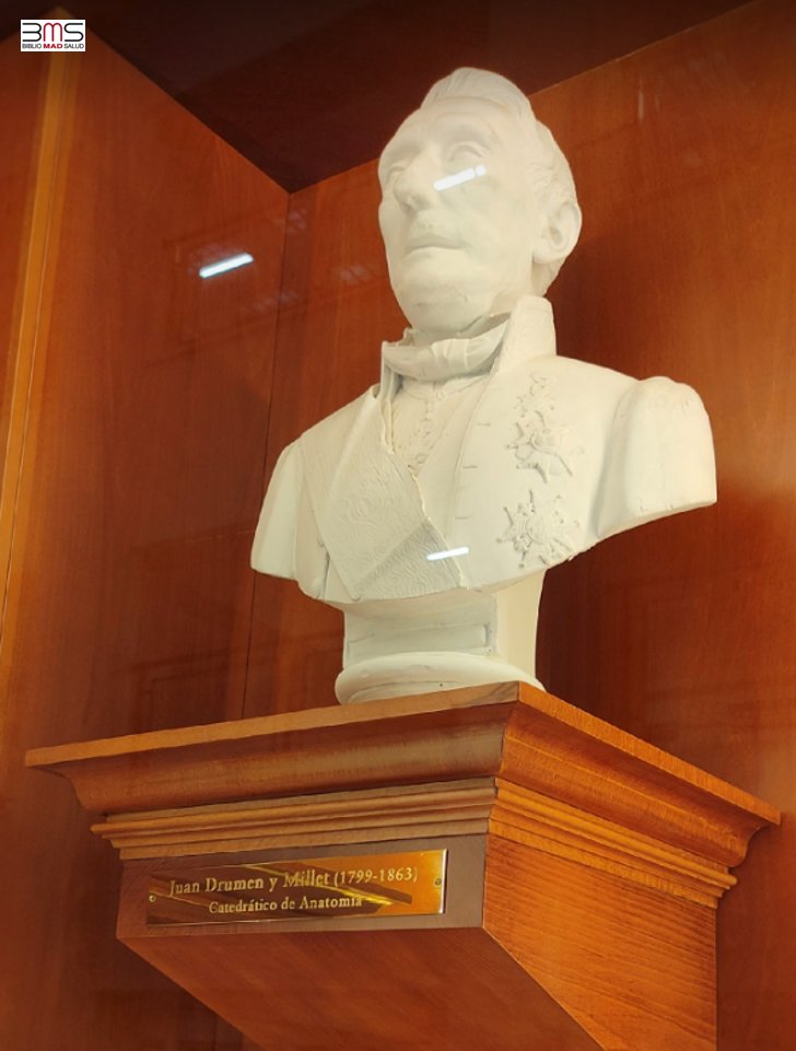#CallejeandoBMS – BUSTO DE JUAN DRUMEN. UCM, Madrid. Juan Drumen y Millet (1798-1863). Médico barcelonés experto en patología clínica y catedrático en la Universidad Central de Madrid bit.ly/3mM6Wle #ToponimosMedicina pin.it/4bEsiMU