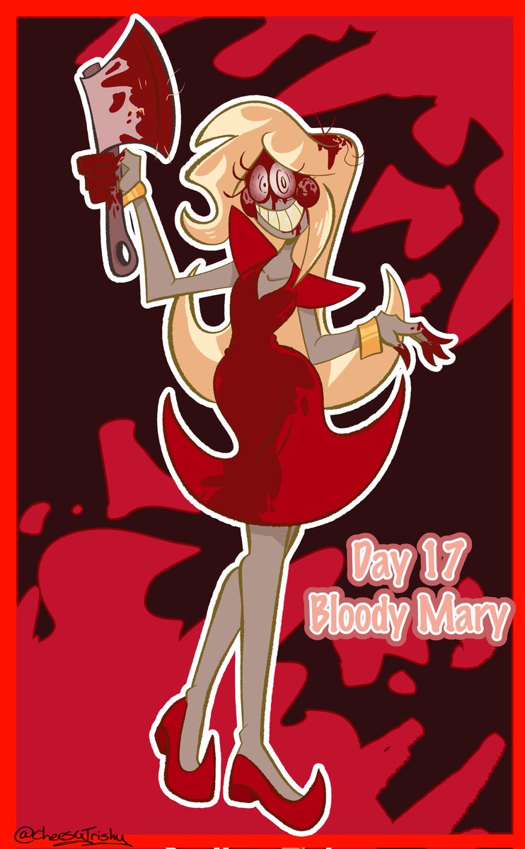 Trishaor1024's tweet photo. Day 17- Bloody Mary
All ya gotta do is say her name 3 times like beetlejuice just with bloody Mary she'll appear she won't be like beetlejuice buy she'd kill ya instead, but hey positive side you don't have to pay taxes and be in debt
#indie #monstrotober #monstrocity #inktober https://t.co/tRpoXNyLil
