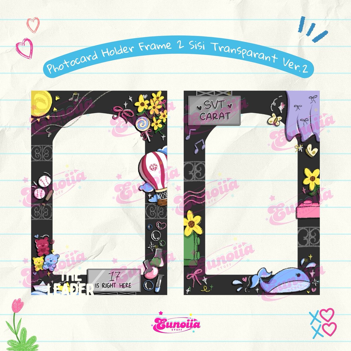 eunoiiastuff's tweet photo. [OPEN PRE ORDER CARD HOLDER ACRYLIC]

✨️ Frame 1 sisi transparant (Universal ver)
✨️ Frame 2 sisi transparant (Seventeen ver)

🗓 Pre Order sampai dengan 25 Oktober 2024
📍Bali
🎁 Include freebies

 Detail product : 
* Size 7cm x 10cm (with innersleve)
* Acrylic premium https://t.co/BBbEjKKTNF
