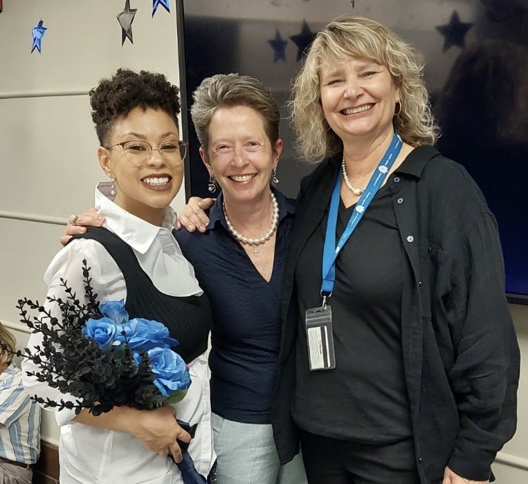 slusom's tweet photo. Monica Goodland successfully defended her dissertation becoming the first doctor in her family. The dissertation is entitled, “Temporal A3 adenosine receptor activation and signaling prevents mild traumatic brain injury-induced memory impairment.” #dissertation #SLUSOM https://t.co/0BOPhshfqM