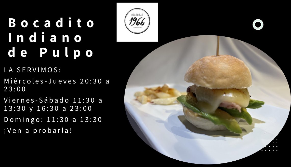 Ahí tenéis nuestra propuesta para #valdetapas2024, algo muy nuestro: bocadito indiano de pulpo. ¿Lo pruebas? #somosproducto #somostradición #galideños #madriliños #rutadelatapa #valdetapas2024 #valdebebas