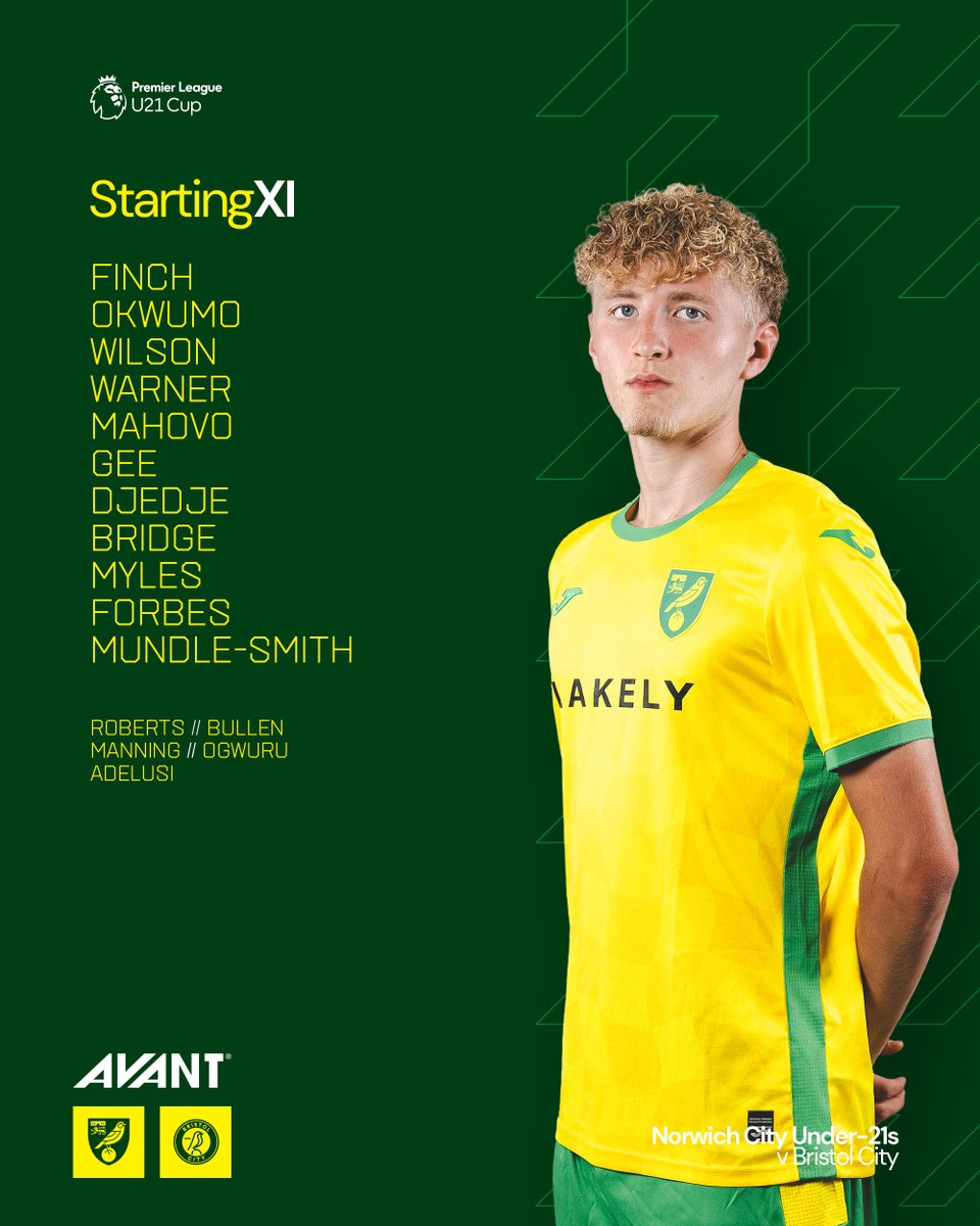 Here's how the Under-21s start tonight's #U21PLCup clash at home to Bristol City 👇
