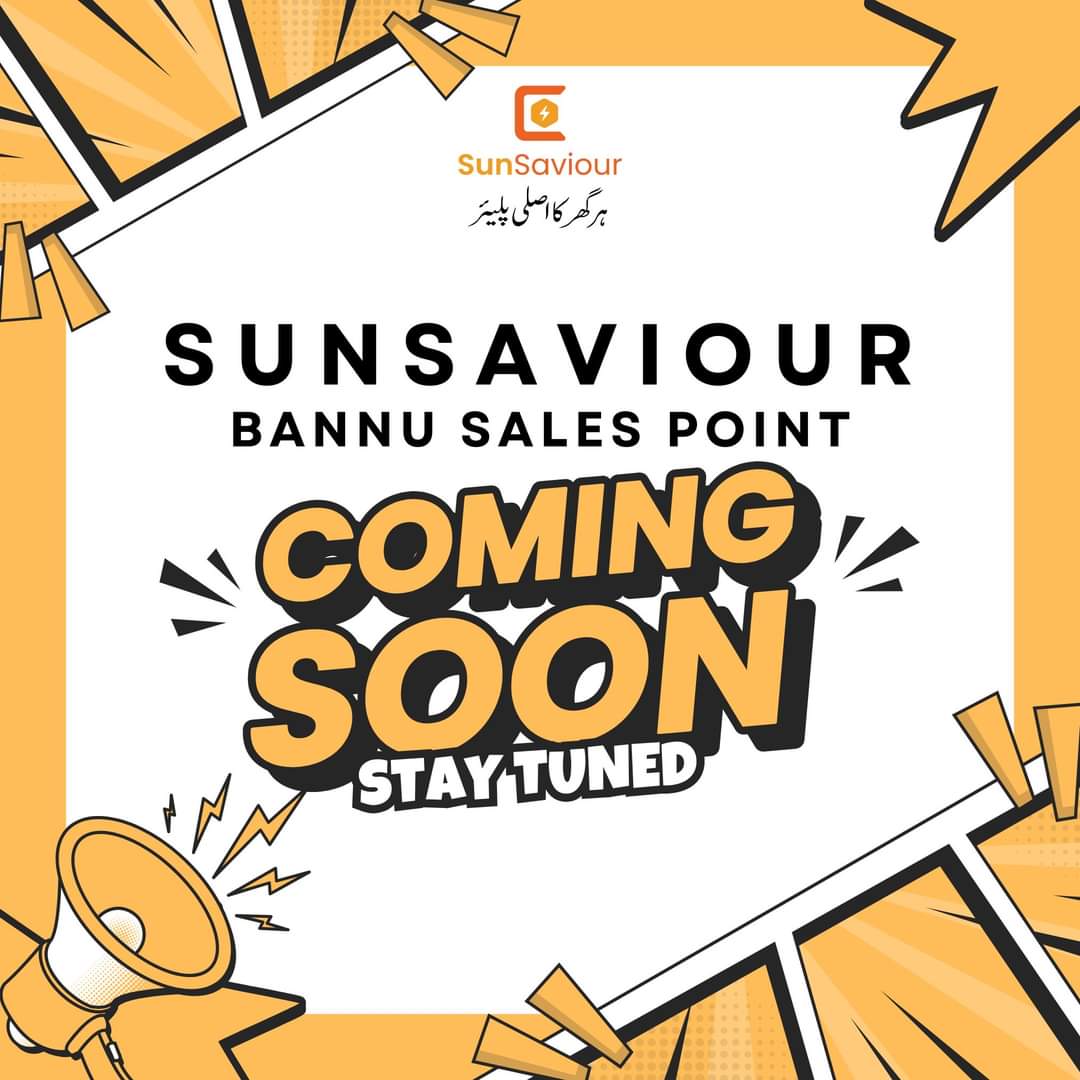 SunSavr's tweet photo. Hello, SavioursFam! We’re back with another exciting news. SunSaviour is coming to Bannu! Get ready to power up with the latest technology in solar energy right in your city.. Stay tuned for more updates as we light up your city.

#solarexperts #HarGharKaAsliPlayer #sunsaviour https://t.co/U3QBUC0XhM