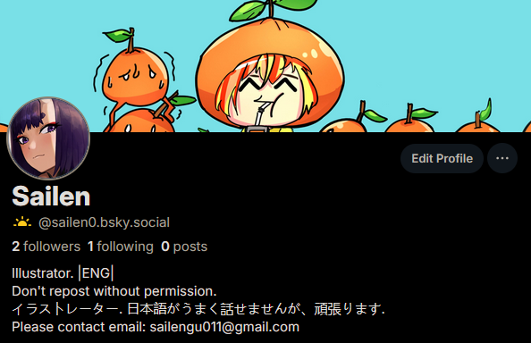 Sailen0's tweet image. Just in case, I created a Bluesky account. Thank you for your kind support!