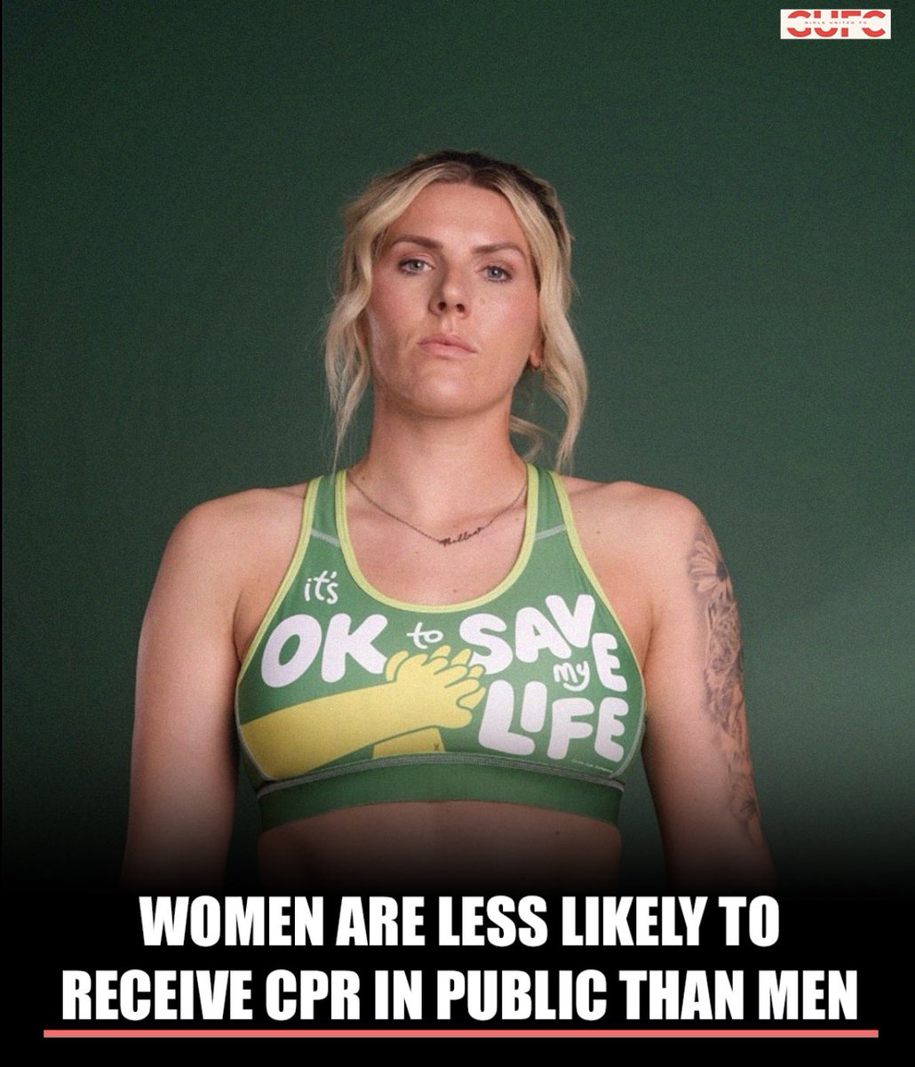 Fifty1__'s tweet photo. St John's ambulance has created the world's first educational bra - the CPR Bra.
The bra is designed to close the gender survival gap and reassure people that taking tast action is the right thing to do to save a life regardless of gender.
#woso #stjohnsambulance #cpr #cprbra https://t.co/GXsiJR3Tbt