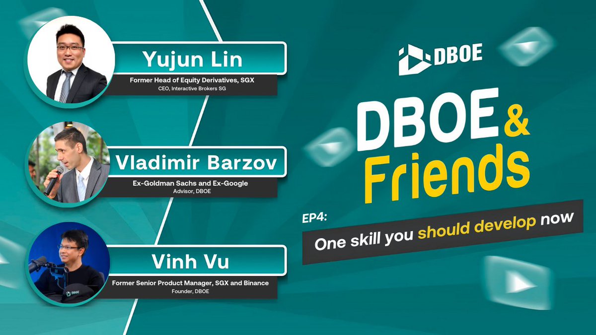 DBOE_Official's tweet photo. 🚀🎙️ What’s the one skill that can truly transform your career and relationships? 

In “DBOE & Friends” Episode 4, Vladimir, Vinh and Yujin explore what they consider the most important skill throughout their career.

Vlad explains why kindness is often misunderstood as weakness but is actually a powerful strength that builds trust and makes you a better leader.

Vinh shares how self-awareness and discovering your limitations help you grow stronger, both mentally and professionally. He highlights the lessons he learned through his entrepreneurial journey.

Yujun emphasizes the importance of forgiveness and being open-minded, explaining how these qualities enhance trust and create a supportive environment in business.

If you want to learn how these particular skills can boost your success, this episode is packed with actionable advice! Tune in now 👉 https://t.co/G0cwh8OJKP

#DBOEandFriends #advice #podcast #selfdevelopement